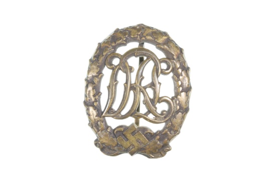 Nazi DRL Sports Badge (marked on reverse)