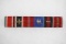 Rare WWII Nazi SS ribbon bar (6 medals)