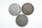 (3) Nazi 1930’s 5 Mark silver coins