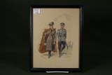 Rare!  WWII Nazi watercolor painting
