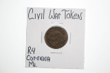 Obscure Corunna Civil War Token