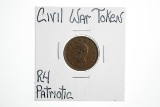 Obscure Patriotic Civil War Token - 1864 O.K.