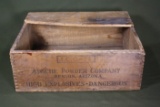Rare!  Apache Powder Co. explosive wooden crate.