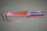 WWII fighting knife made from bayonet