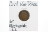 Bloomingdale, Ill Civil War Token