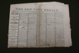 Abraham Lincoln 4/16/1865 Assassination Newspaper