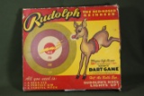 “Rudolph” the red-nosed reindeer dart game.