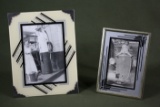 (2) 1930’s Art Deco frames with family photos