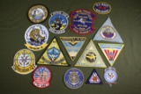Lot of (14) USN jacket patches (some are squadron)