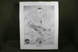 Vintage print WWII Nazi ace Hans-Joachim Marseille