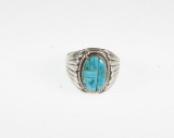 Silver & Turquoise Ring