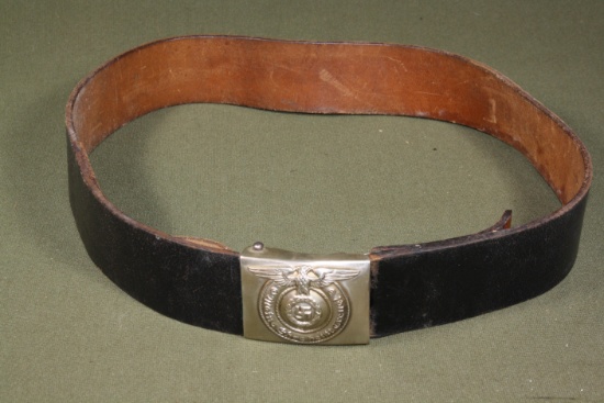 WWII German SS Belt Buckle with Belt