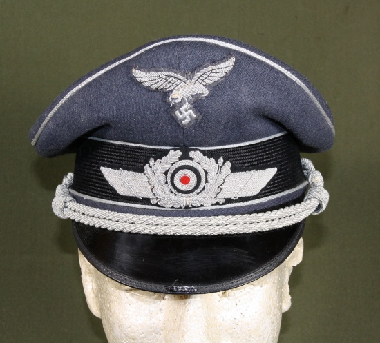 WWII German Luftwaffe Peaked Cap