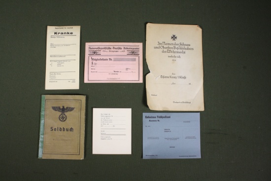 Lot of German Paperwork & Ephemera