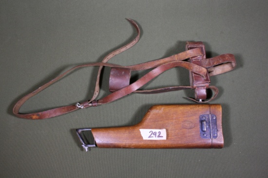 Broom Handle Mauser Shoulder Stock & Strap