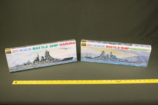 Bachman Fugimi Battleship Scale Model Kits (2)