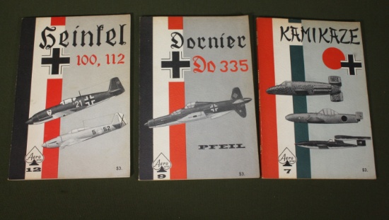 1960's Aero Series Soft Cover Books (3)