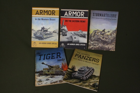Lot of (5) Armor Series Soft Cover Books