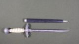 WWII German Luftwaffe Dagger w/scabbard
