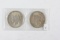 (2) 1920's Peace Dollars