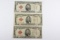 (3) Series 1928C/D $5.00 US Notes