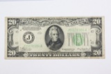 Series 1934 $20.00 Federal Reserve Note - KC, MO