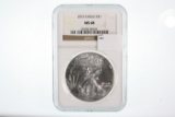 2013 Silver Eagle - Graded NGC MS68