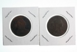 (2) 1803 Large Cents