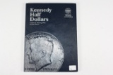 Whitman Kennedy Half Book w/16 coins