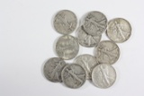 (10) Walking Liberty Half Dollars