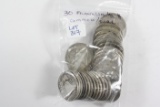 (30) THIRTY Franklin Half Dollars