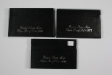 (3) US Mint Silver Proof Sets - 1995, 1996, 1997