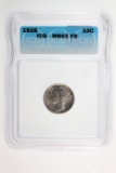 1928 Mercury Dime - Graded ICG MS63BE