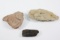 (3) Stone artifacts found in AZ.