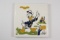 1950’s Donald Duck ceramic tile.