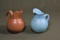 Pair of Van Briggle Pottery Small Vases/Pitchers