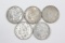 Lot (5) Morgan silver dollars