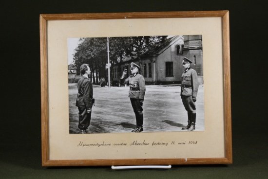 May 1945 photo of Nazi Surrender of Akershus