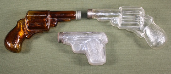 American Glass Gun Candy Containers (3)