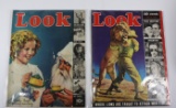 (2) 1937 “Look” magazines.