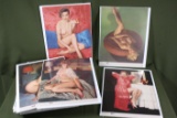 (14) 1950’s/60’s nude/pin-up girl calendar tops