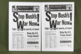 (2) Jan. 19, 1991 anti-Gulf War National March posters