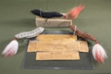 (3) 1940’s Deuster’s “The Gopher” fishing lures.