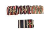 (2) WWI Imperial German ribbon bars