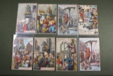 (8)  German medieval torture/punishment postcards