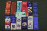 Lot (13) WWII related matchbook covers