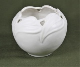 Van Briggle White Pottery Vase