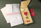 WWII U.S. Army KIA Bronze Star medal (boxed, named).