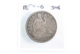 1858-O Seated half dollar – Civil War date