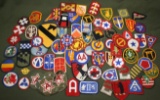 Large lot of U.S. military patches